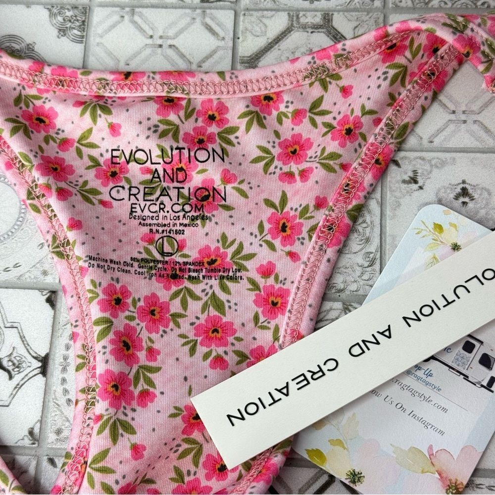 Evolution and Creation Pink Athletic Top - Picture 6 of 7